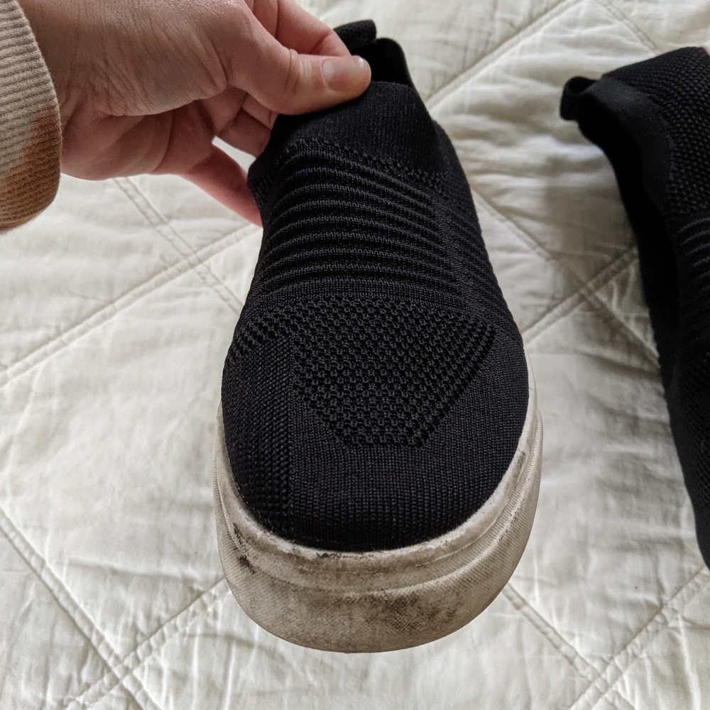 a new day Black Stretch Sneakers - Picture 3 of 6